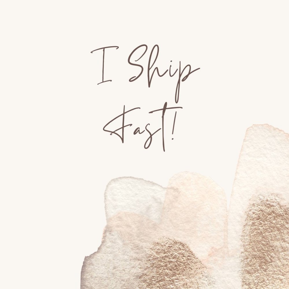 I Ship Fast! 24-Hour Next Day Shipping!